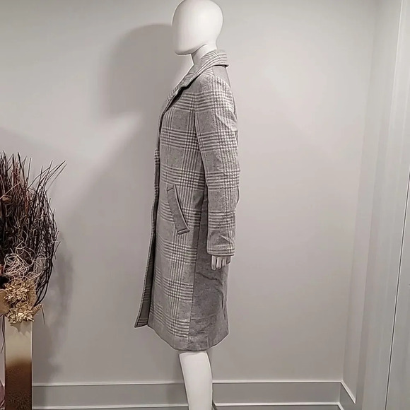 BERNARDO PLAID COAT - Picture 6 of 14